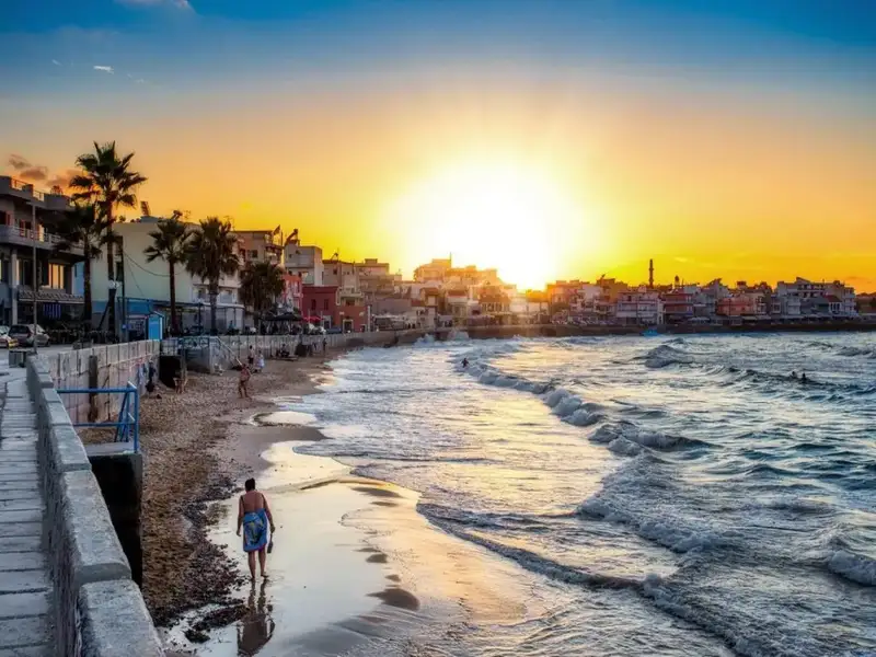Plaża Koum Kapi, Chania, Kreta